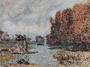 Wascherinnen von Bougival Alfred Sisley